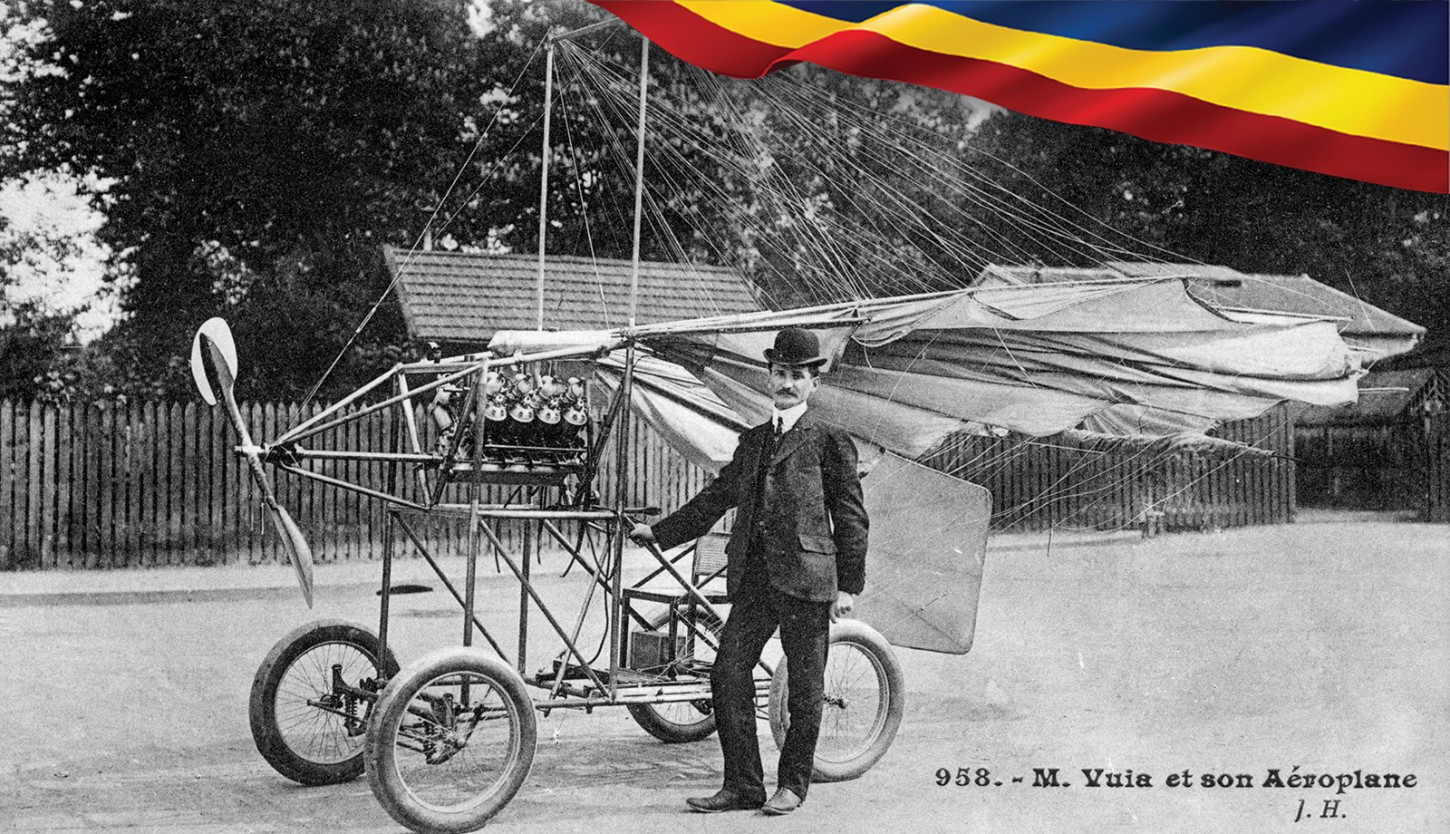 Traian Vuia, inventatorul român care a reuşit primul zbor autopropulsat, cu un aparat mai greu decât aerul
