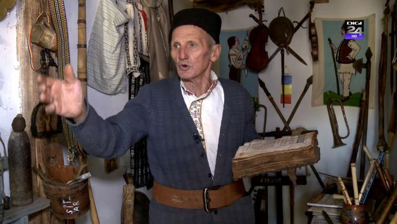 Un fost cioban din Vrancea a făcut un muzeu cu obiecte tradiţionale