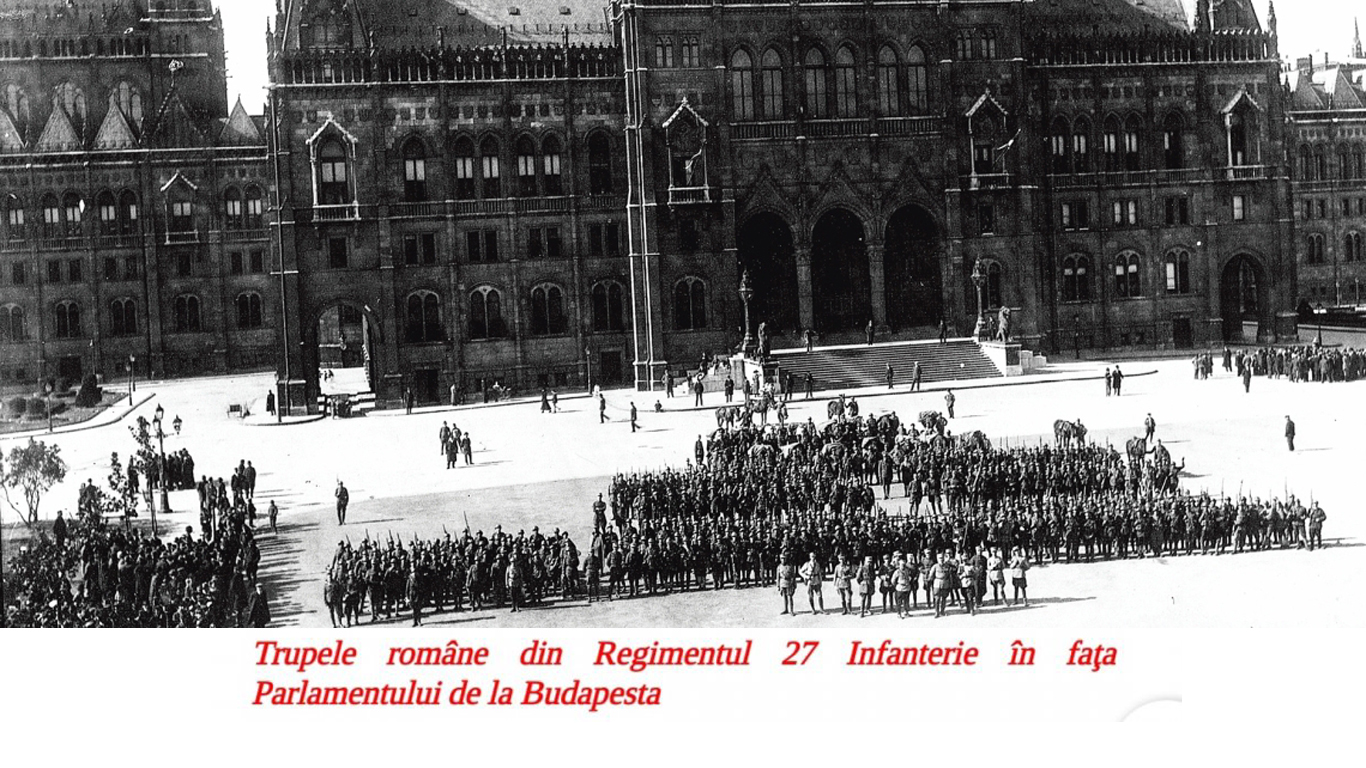 Ocuparea Budapestei de către Armata Română. Campania militară și opinca de pe Parlamentul maghiar