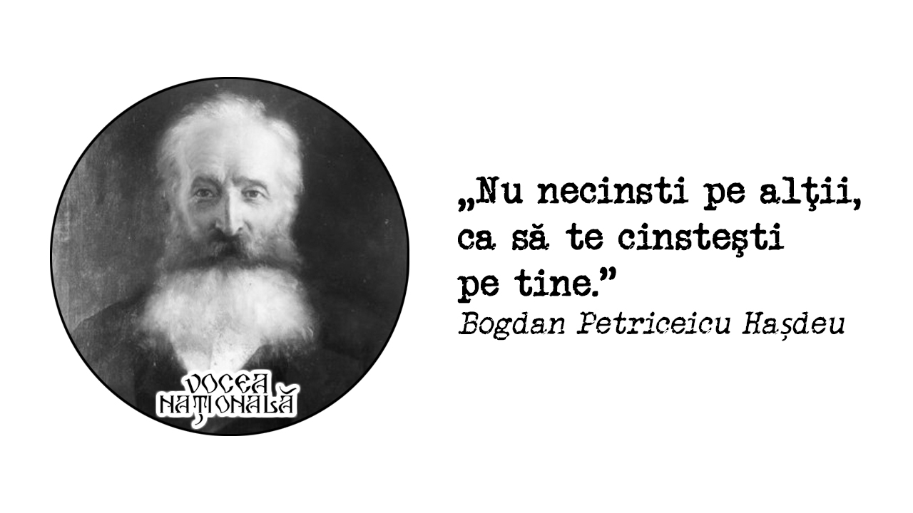 Nu necinsti pe alţii, ca să te cinsteşti pe tine