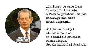 Un lucru pe care l-am învăţat în tinereţe a fost că prietenii te pot dezamăgi mai mult decât duşmanii. Alt lucru învăţat atunci a fost că în momentele cruciale rămâi singur