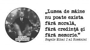 Lumea de mâine nu poate exista fără morală, fără credință și fără memorie