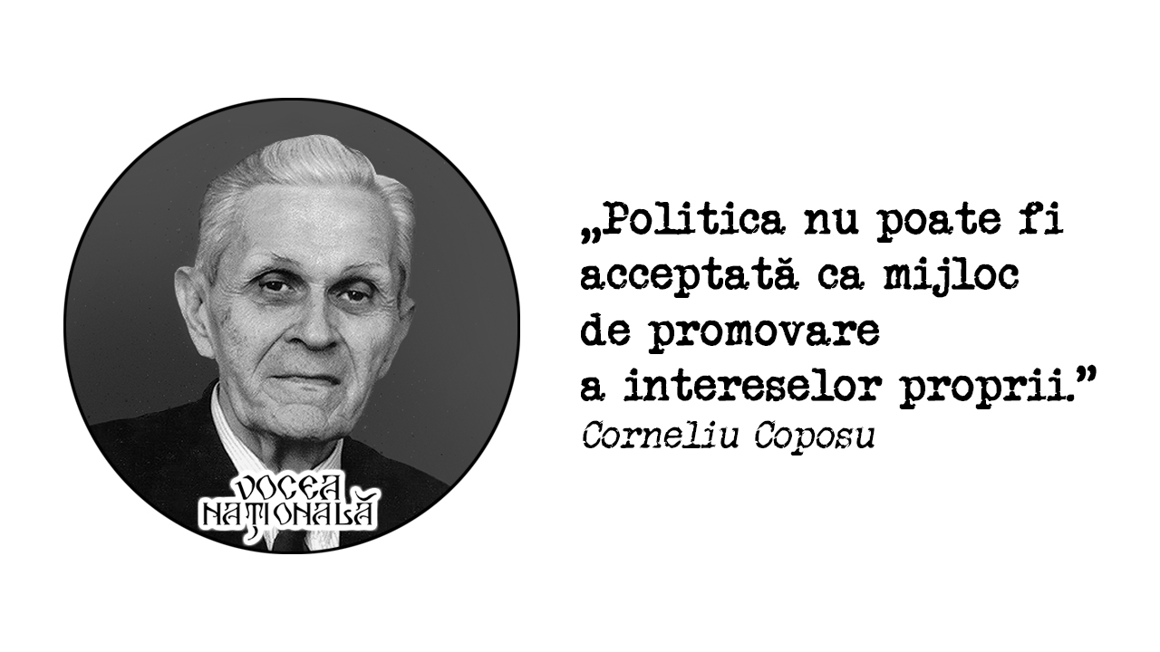 Interesele proprii și politica, citat de Corneliu Coposu