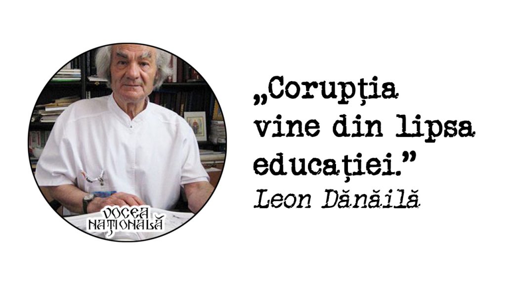 Corupția vine din lipsa educației