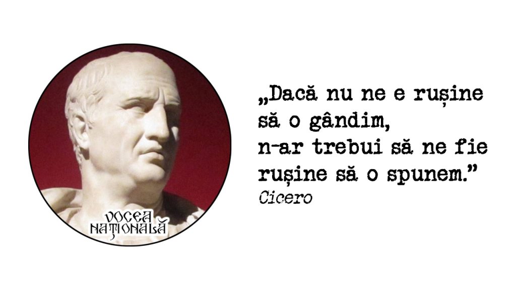 Dacă nu ne e rușine să o gândim, n-ar trebui să ne fie rușine să o spunem