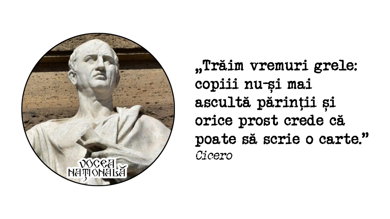 Trăim vremuri grele: copiii nu-și mai ascultă părinții și orice prost crede că poate să scrie o carte