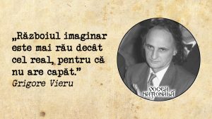 Războiul imaginar este mai rău decât cel real, pentru că nu are capăt