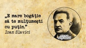 E mare bogăţie să te mulţumeşti cu puţin