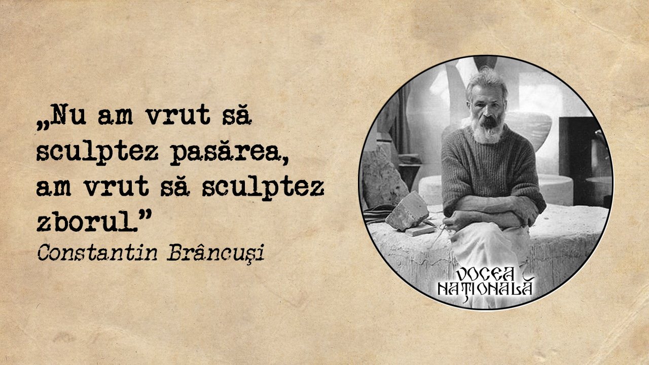 Nu am vrut să sculptez pasărea, am vrut să sculptez zborul