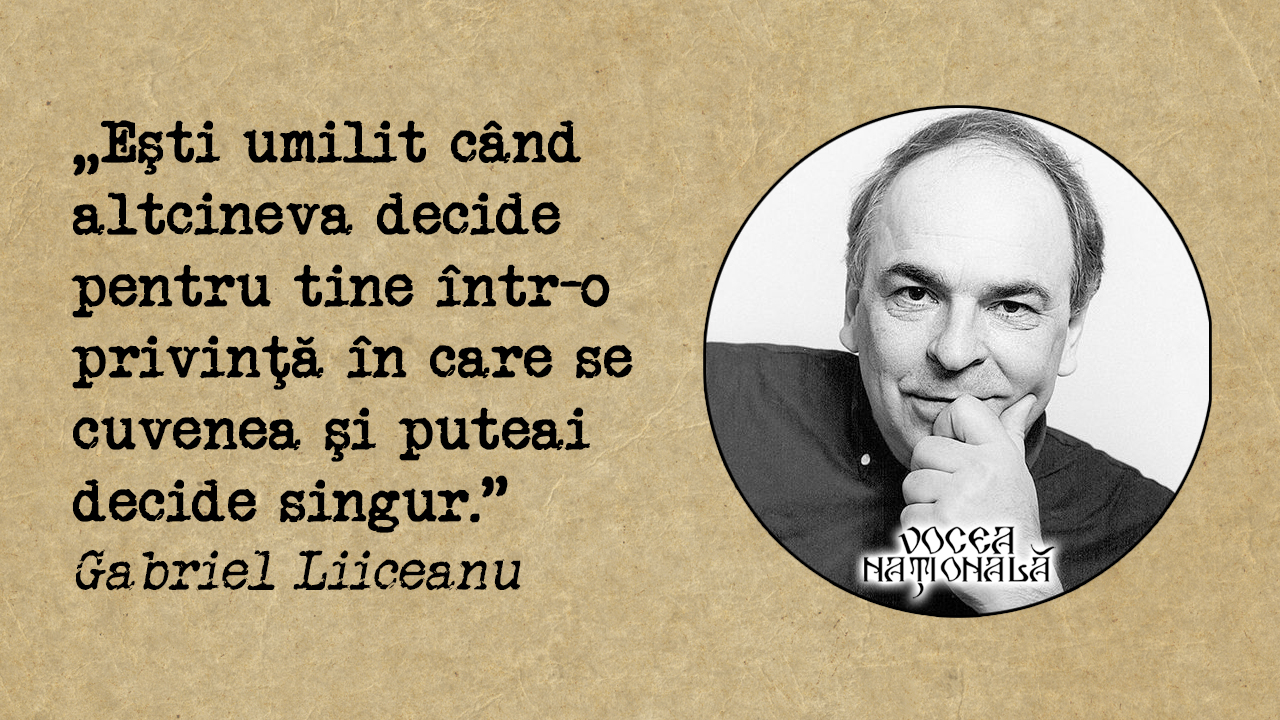 Eşti umilit când altcineva decide pentru tine într-o privinţă în care se cuvenea şi puteai decide singur