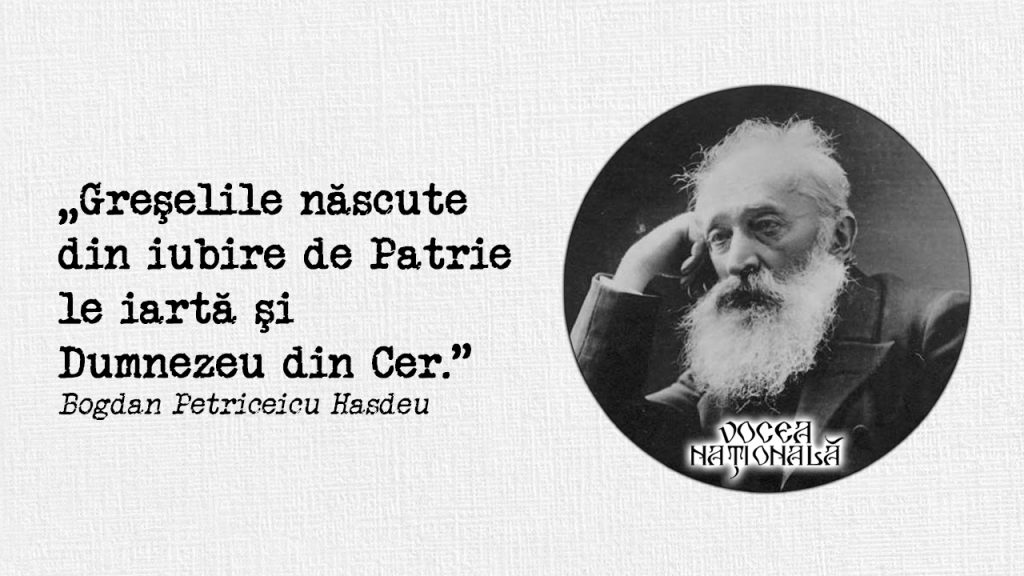 Greşelile născute din iubire de Patrie le iartă şi Dumnezeu din Cer