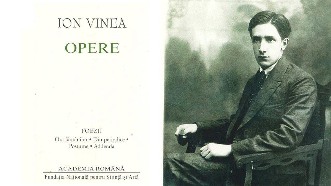 Ion Vinea, pe numele adevarat Ion Eugen Iovanaki, s-a nascut pe 17 aprilie 1895 in Giurgiu si a decedat pe 6 iulie 1964 in Bucuresti