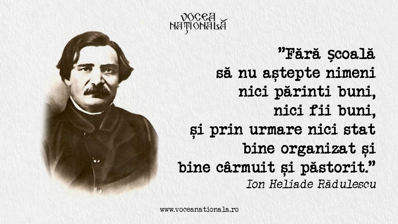 Ion Heliade Rădulescu, cel dintâi mare filolog al Valahiei