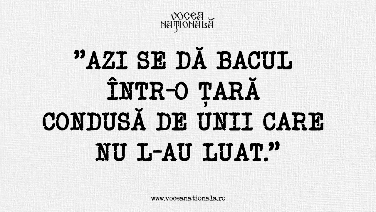 Azi se dă bacul într-o ţară condusă de unii care nu l-au luat