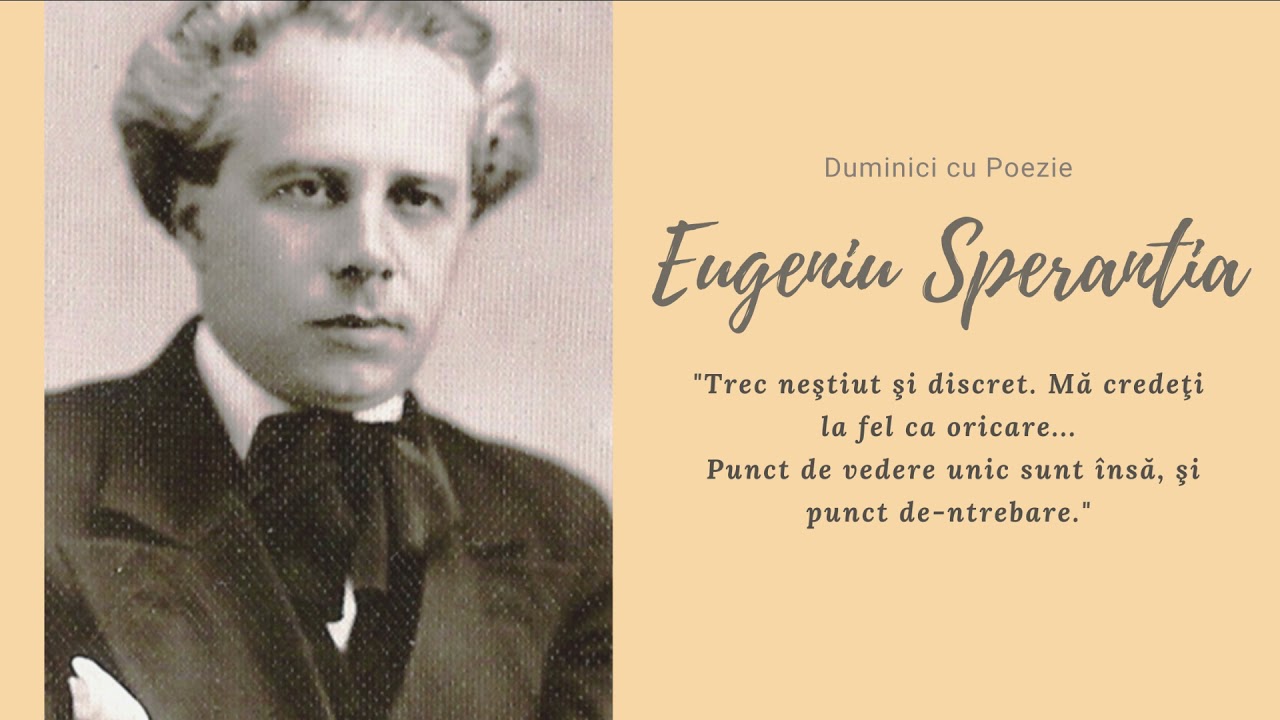 11 ianuarie 1972: A încetat din viață Eugeniu Speranția, modelul intelectualului complex