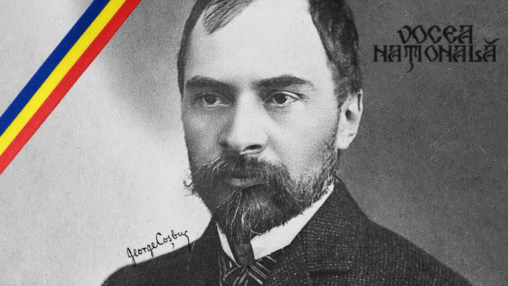 Portret al poetului George Coșbuc, figură clasică a literaturii române