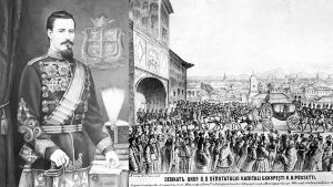 8 februarie 1859: Intrarea triumfală a lui Alexandru Ioan Cuza în București, după dubla sa alegere ca domn al Principatelor Române