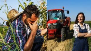 De la schimbările climatice și seceta prelungită care afectează recoltele tradiționale (stânga), la adoptarea tehnologiilor moderne și accesul la finanțare pentru agricultură (dreapta). Agricultura sustenabilă și de precizie oferă soluții inteligente pentru a depăși provocările din sectorul agricol și a asigura profitabilitatea economică a fermierilor.